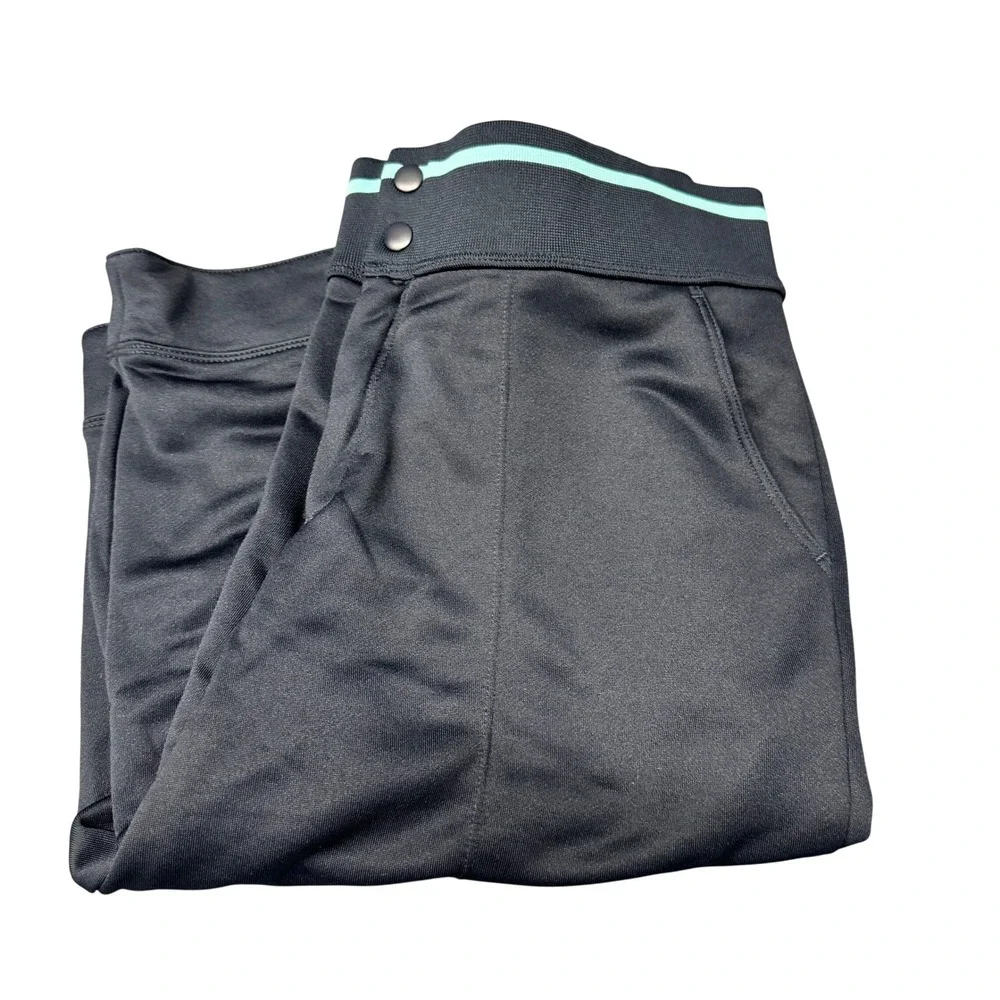 Nike Bermuda Golf Shorts Womens Large (33x16) NikeFit Dry Navy Blue Preppy